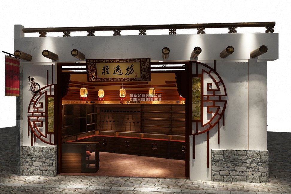 成都古玩店鋪門頭怎樣裝修設(shè)計(jì)才好？